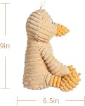 Apricot Lamb Toys Plush Canard Corduroy chaussé d'animal doux 9" pour enfant