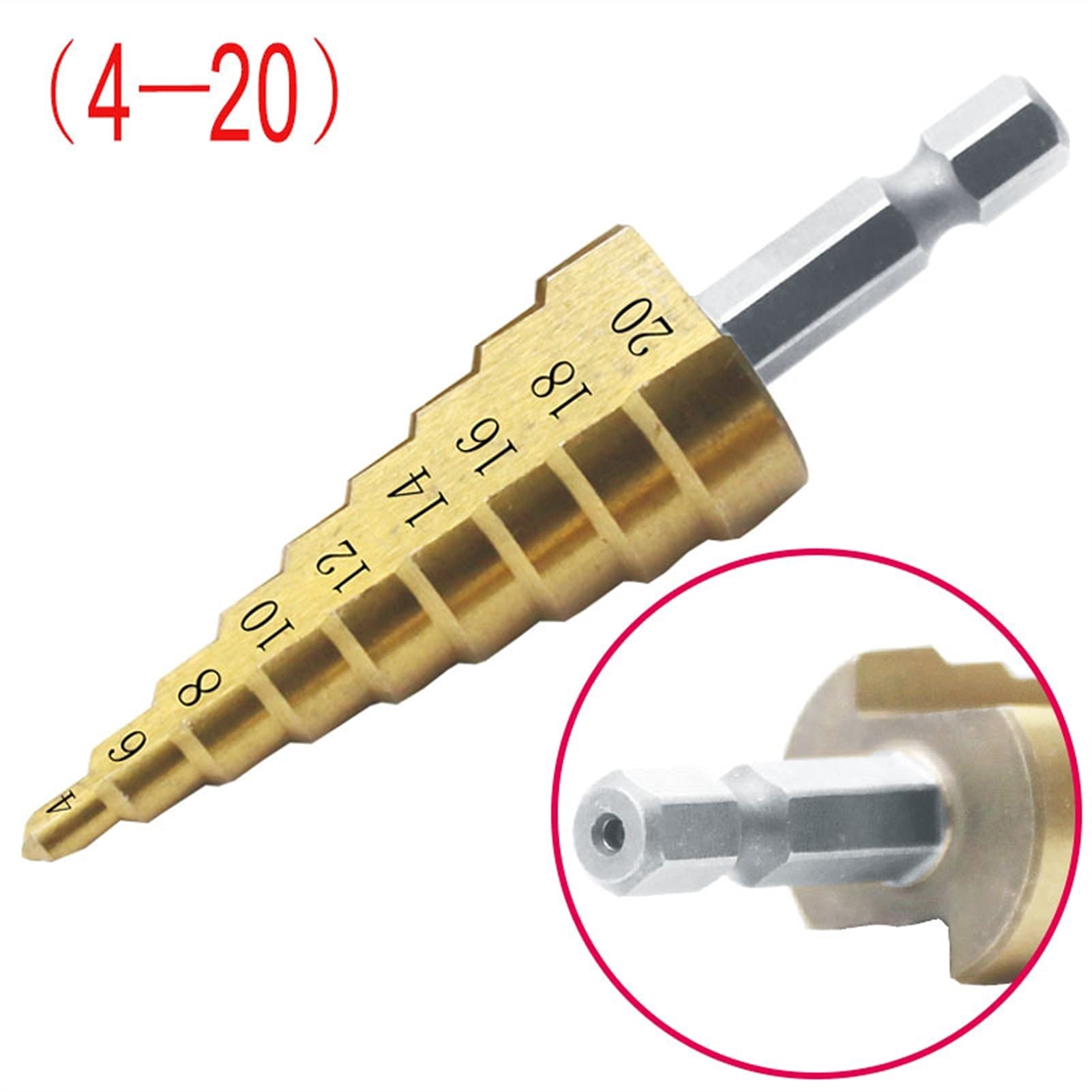 Wiertła do cięcia 3 sztuk/partia HSS stal duży stożek stopniowy t-ittan powlekany metal wiertło zestaw narzędzi do cięcia otworów 4-12mm 4-20mm 4-32mm