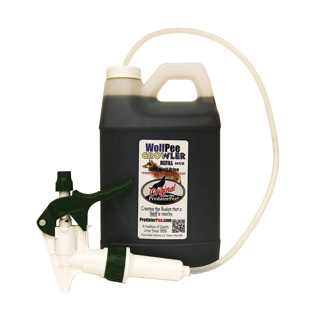 PredatorPee 100% Wolf Urine - Territorial Marking Scent - Creates Illusion That Wolf is Nearby