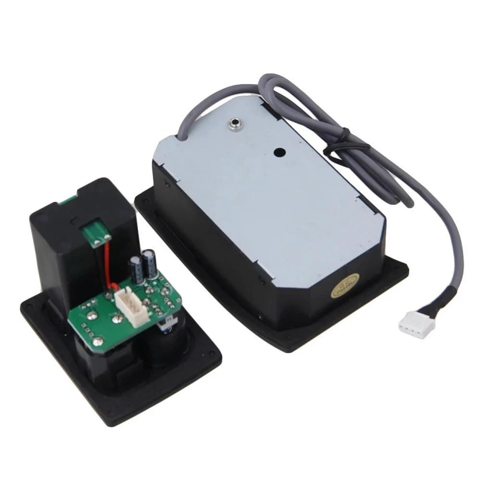 EQ Für Akustikgitarre 4-Band-Piezo-Vorverstärker Mit Tonabnehmer 4/5 Mit Anzeige Für Niedrigen Batteriestand Professioneller Tonabnehmer für Akustikgitarre(5 Way)