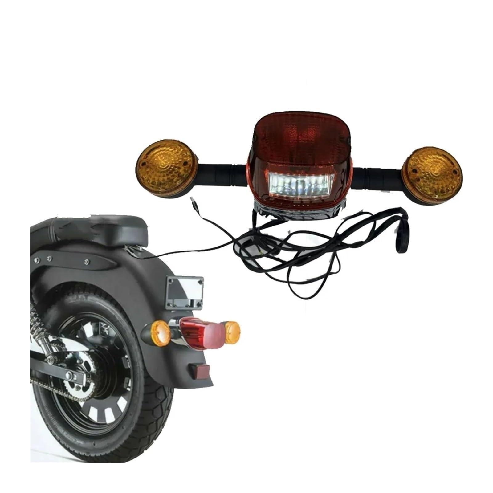 Fanale Posteriore Moto Per Keeway Per Superlight 125/150 / 200 Fanale Posteriore Indicatore Di Direzione Gruppo Fanale Posteriore Fanali Posteriori Moto