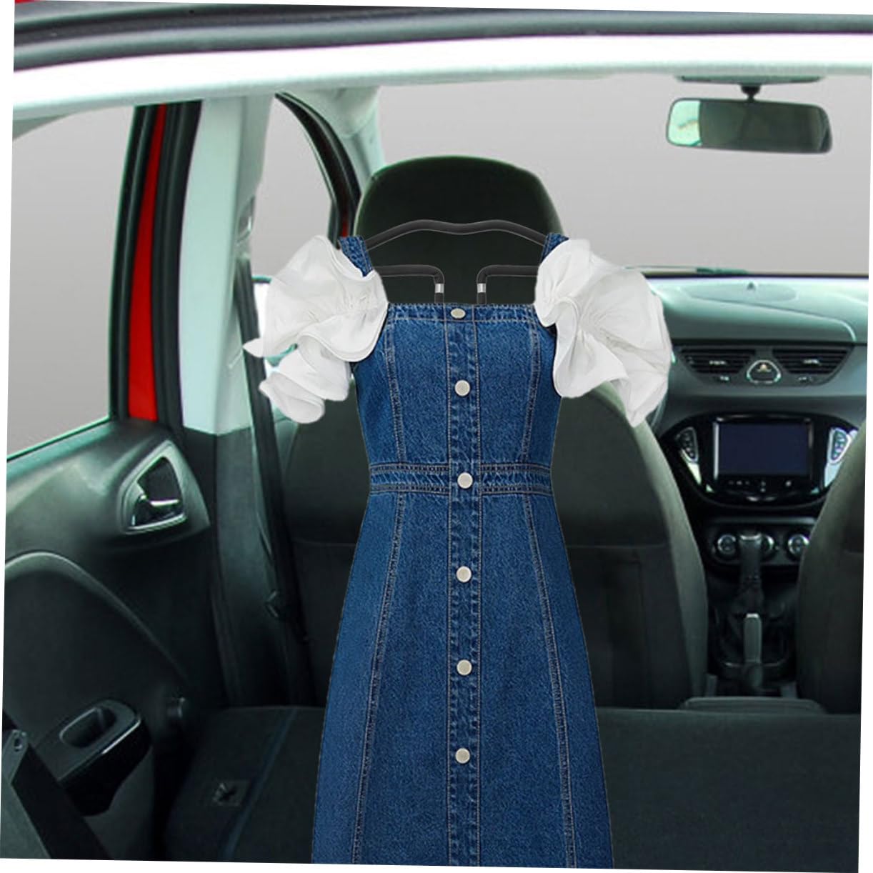 PRETYZOOM 2piezas Gancho Para Reposacabezas Para Coche Perchas De Coche Para Abrigos y Trajes Organizador De Almacenamiento Accesorios Interiores