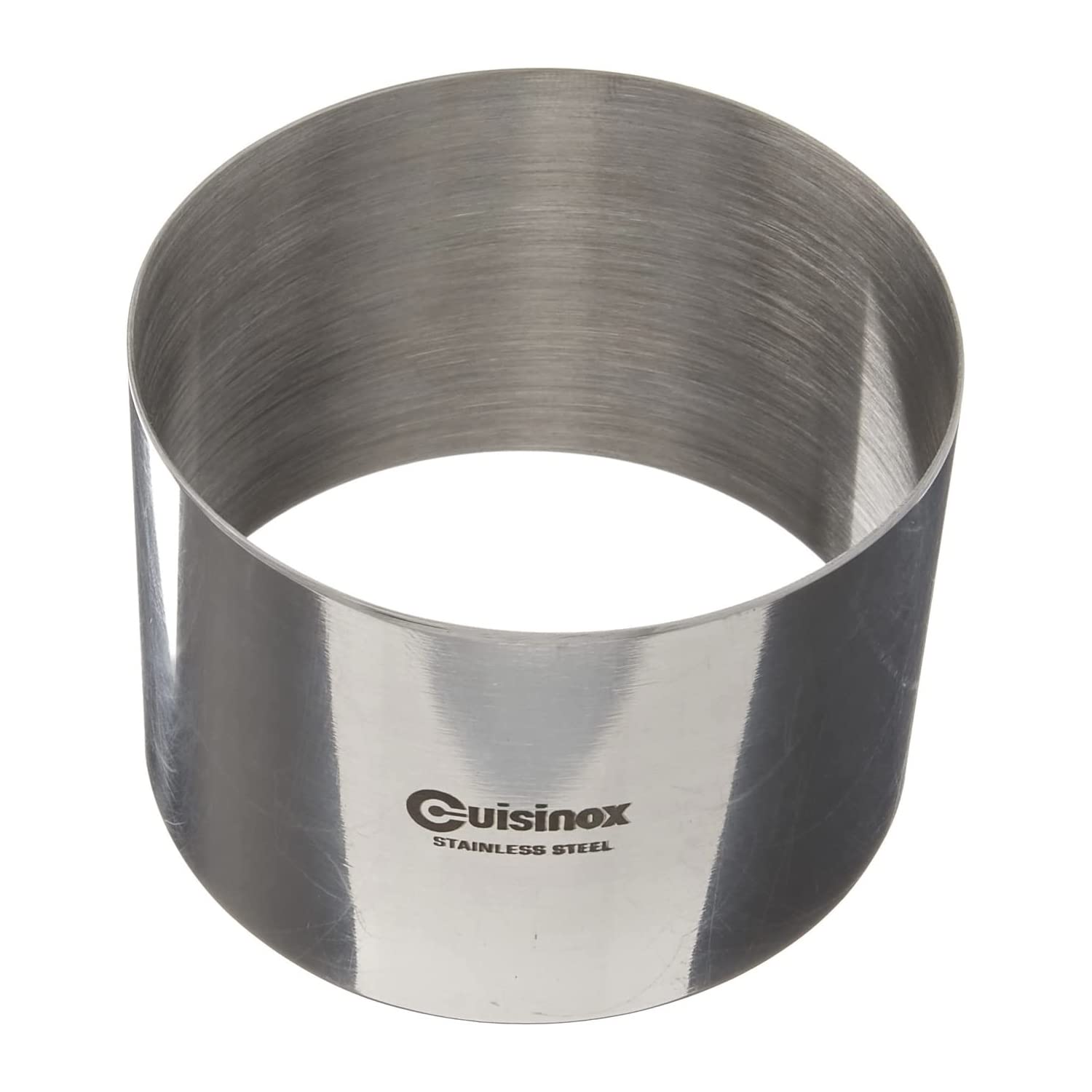CUISINOX Small Stainless Steel Food Mold Cake Ring, 2.75\" W x 2\" H Pack of 2