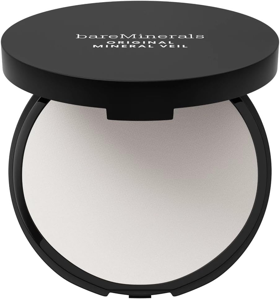 Original Pressed Mineral Veil Setting Powder with Puff Applicator, 0.3 Ounce (Pack of 1), Sheer Light