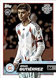 2023 Topps MLS #15 Brian Gutierrez Chicago Fire 22 Under 22 Official Soccer Card in Raw (NM or Better) Condition