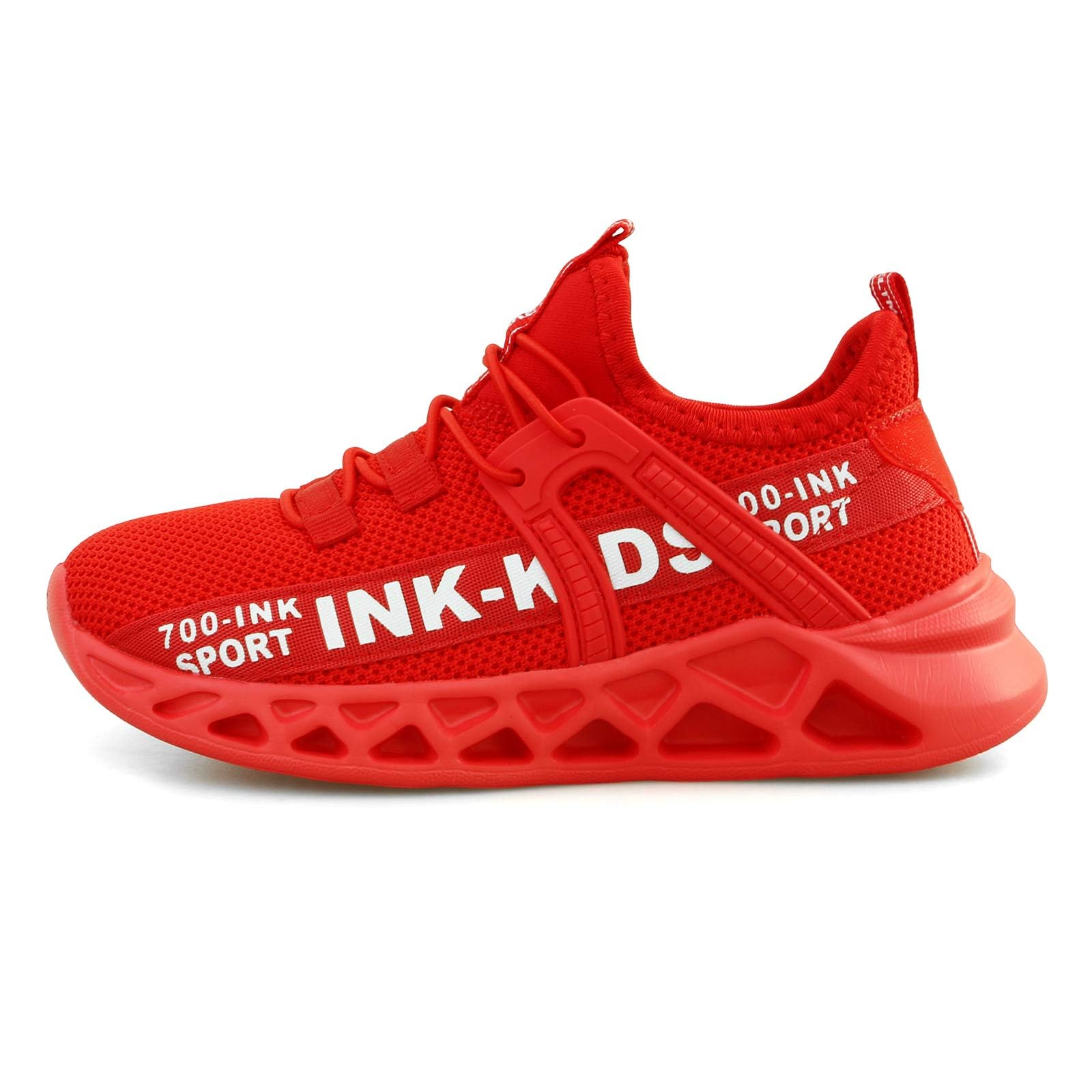 Basket Enfant Garcon Chaussures de Course Runing Sneakers Chaussures de Sport Filles Légère Outdoor EU26-39