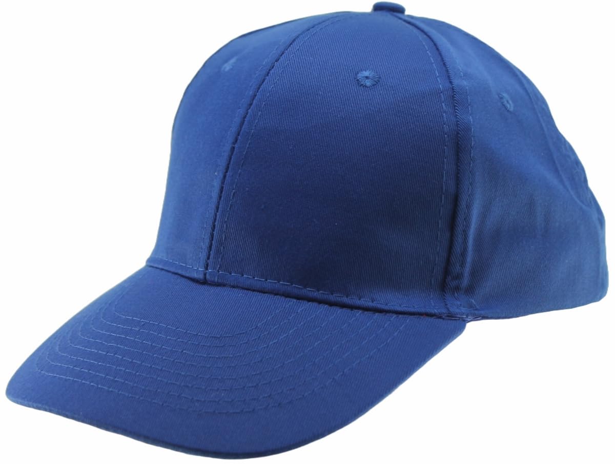 Tom Franks Mens Cotton Blend Baseball Cap in Royal Blue, Size: One Size