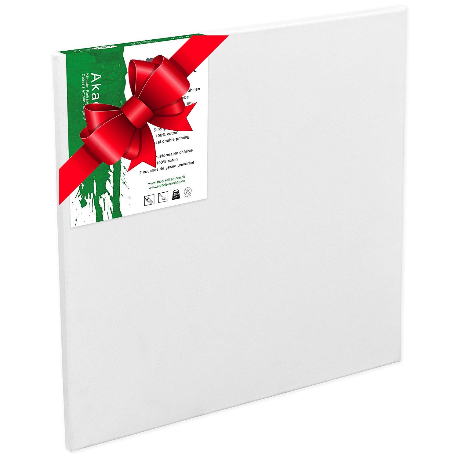Resin Pro Durchsichtiges Epoxidharz für Kunst, 1,6 kg, Set mit Neon-Pigmenten und runder Leinwand, ideal für pour paint