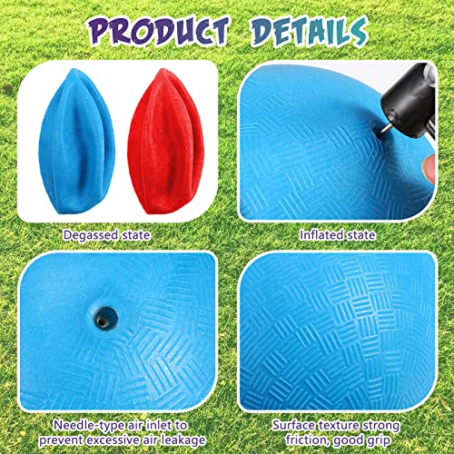 Image of Jerify 12 Pcs 13 Inch Footbag Playground Balls with 1 Hand Pump