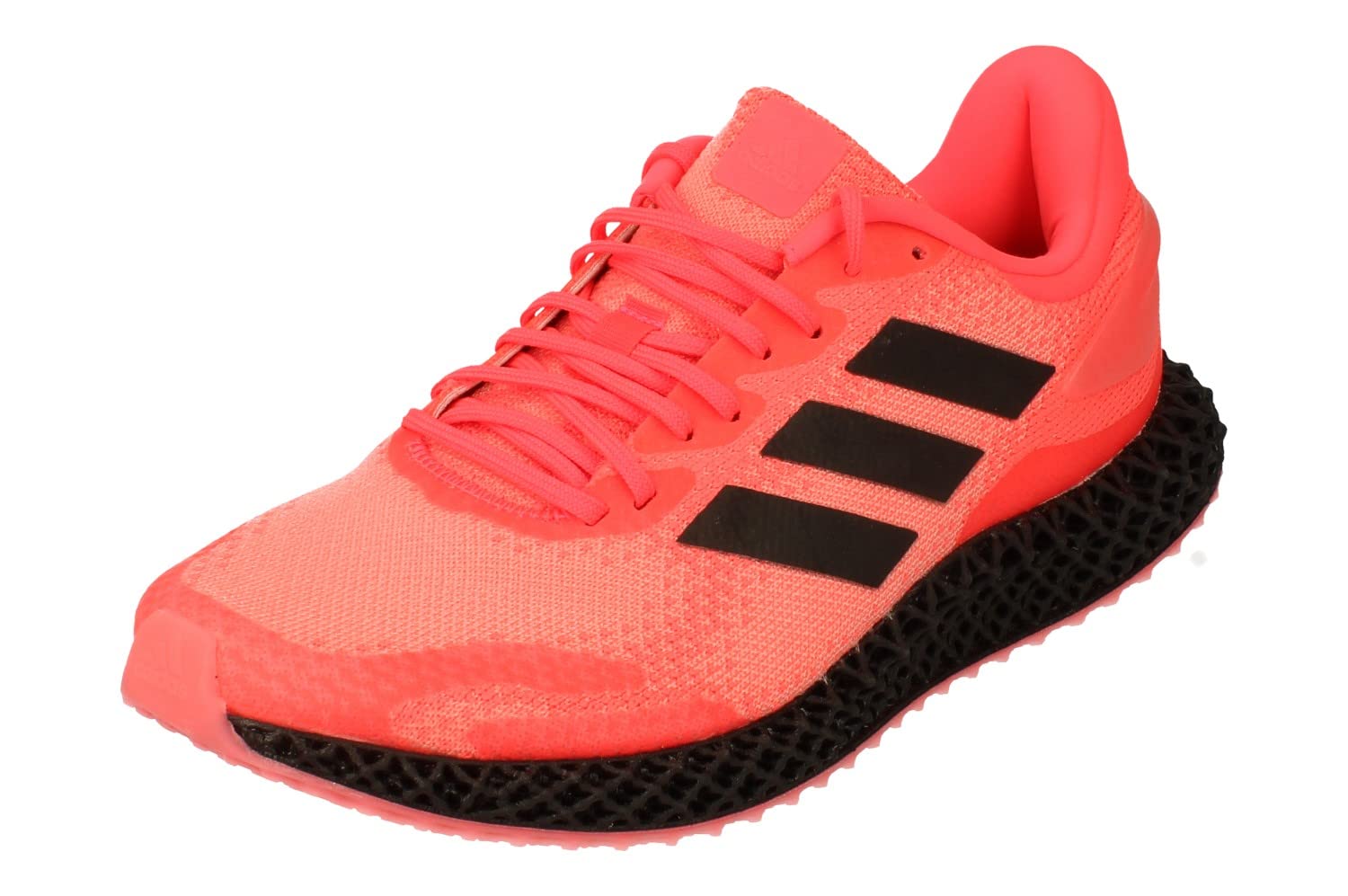 adidas 4D Run 1.0 Mens Running Trainers (UK 4 US 4.5 EU 36 2/3, red Pink Black FV6956)