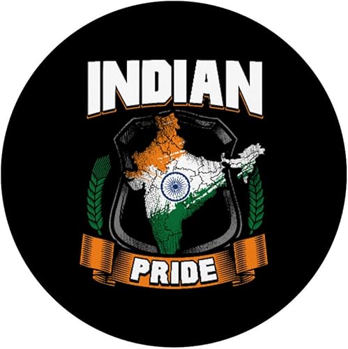 Miniatura 3 de India India - Pie de bandera de orgullo  PopSockets agarre y soporte para teléfonos y tabletas