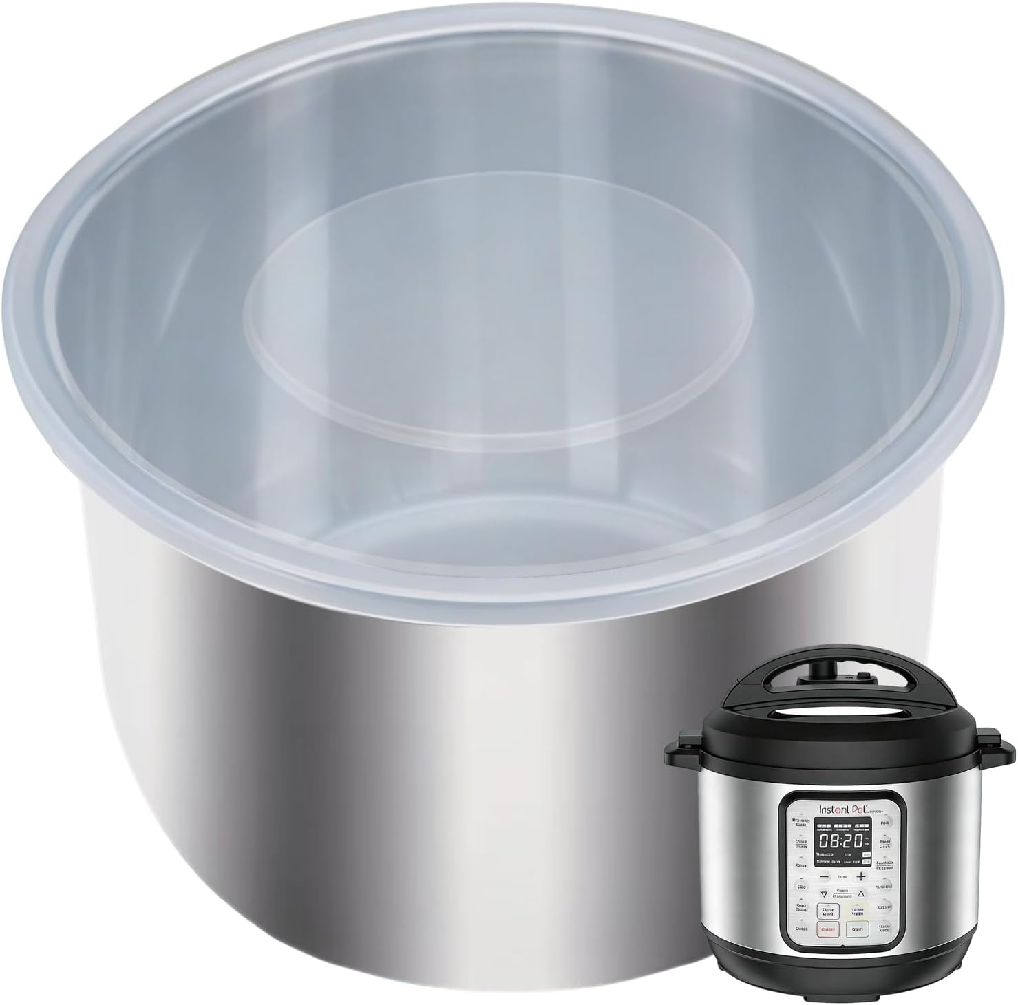 3rd Generation Upgraded Silicone Lid for Instant Pot 6 & 5 Qt product image