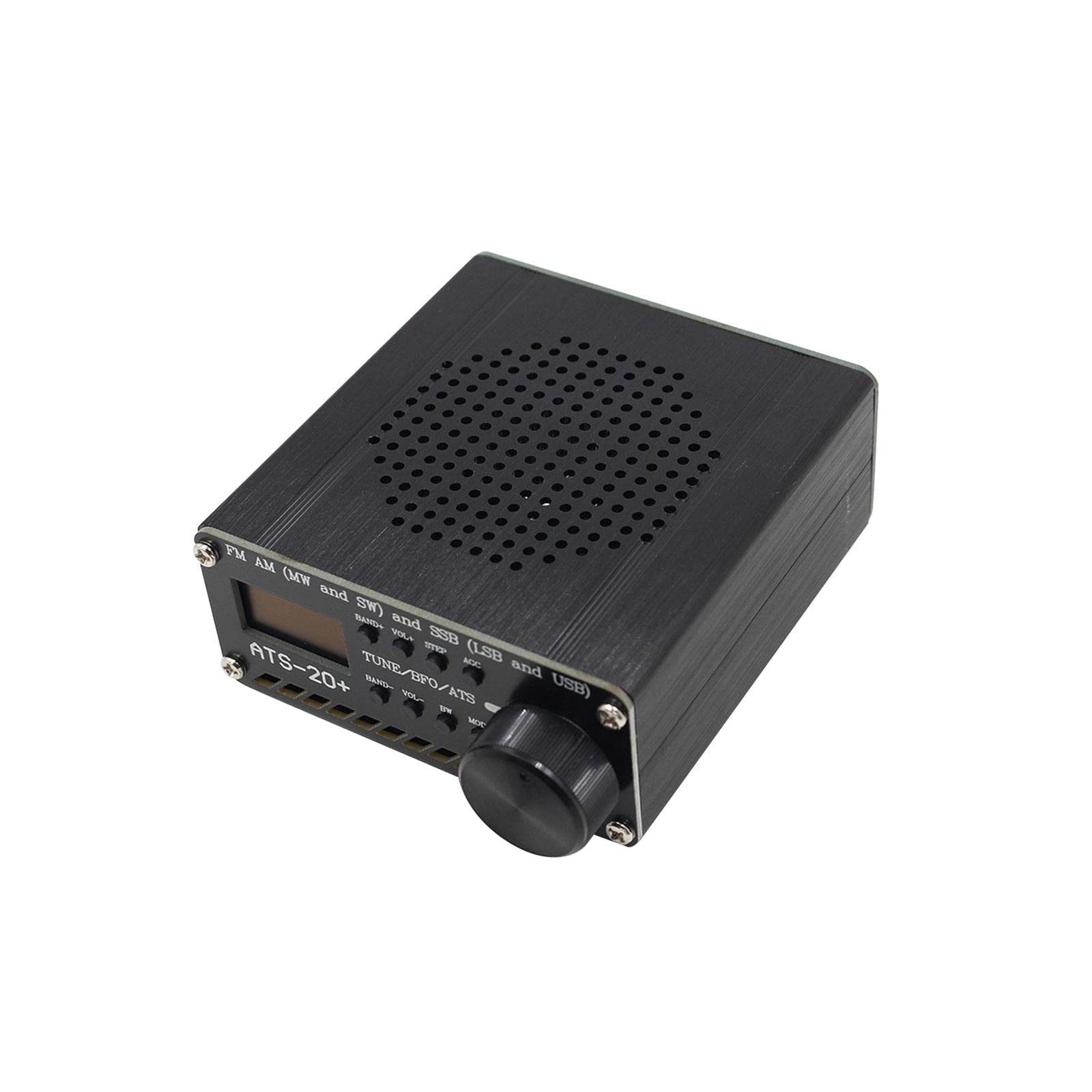 ATS-20+ SI4732 Radio Receiver, 3.5mm Audio Output, Attachments, Stable Portable, Ham, Amateur Radio, 22-Band, Black, Auxiliary, USB Charging, Classic Style-image-25