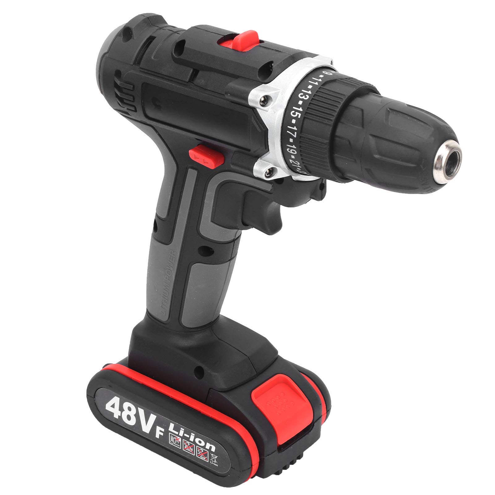 ANKROYU Electric Screwdriver Set, Electric Drill Machine, 2 Speed Multifunctional Drilling Machine, Cordless Hand Electric Drill for Drilling Screws