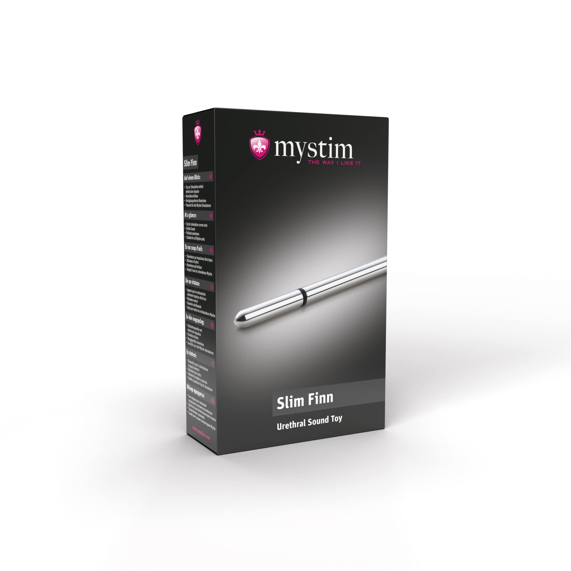 Mystim Dilatateur Urétral Slim Finn en Argent