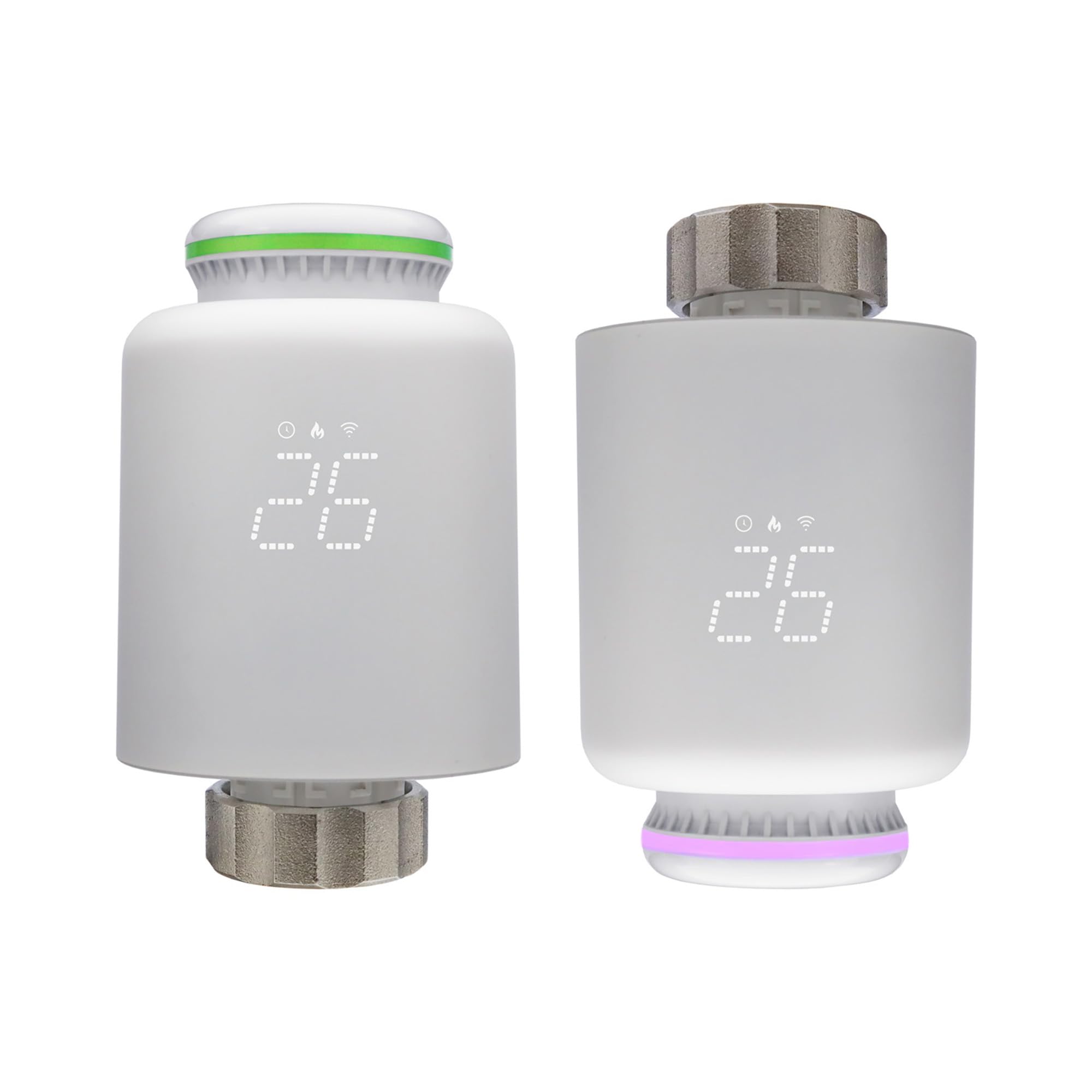 PNI Tuya Smart Mobile - Testina termostatica CT24 per radiatore, colore: bianco