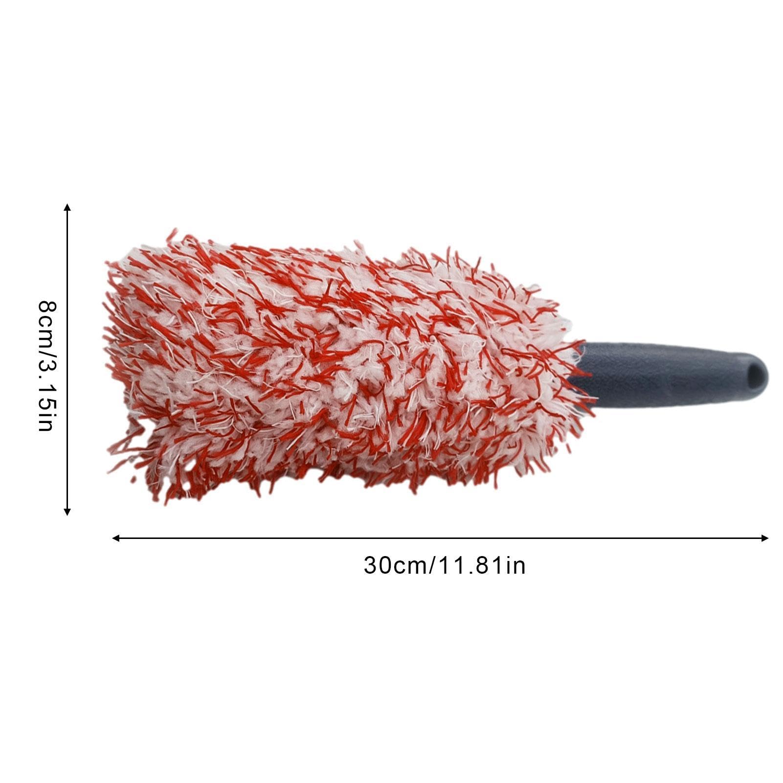 Kit Pulizia Auto Kit 3 Brosses Nettoyage Voiture - Microfibre, Pour Jantes, Intérieur, Détail Brosse Jantes Microfibre