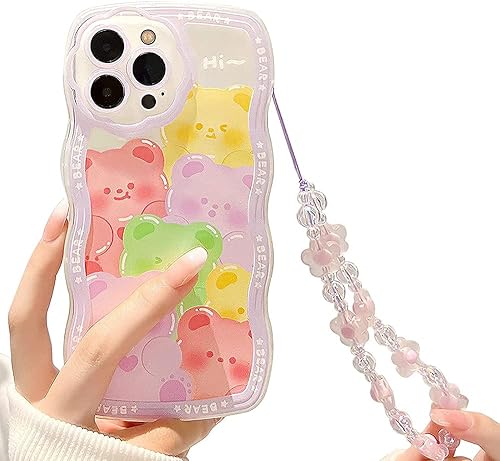 Miniatura 9 de Funda para iPhone 12 con accesorios de cadena de dijes para teléfono, bonita funda 3D brillante con estrellas brillantes y diamantes de imitación