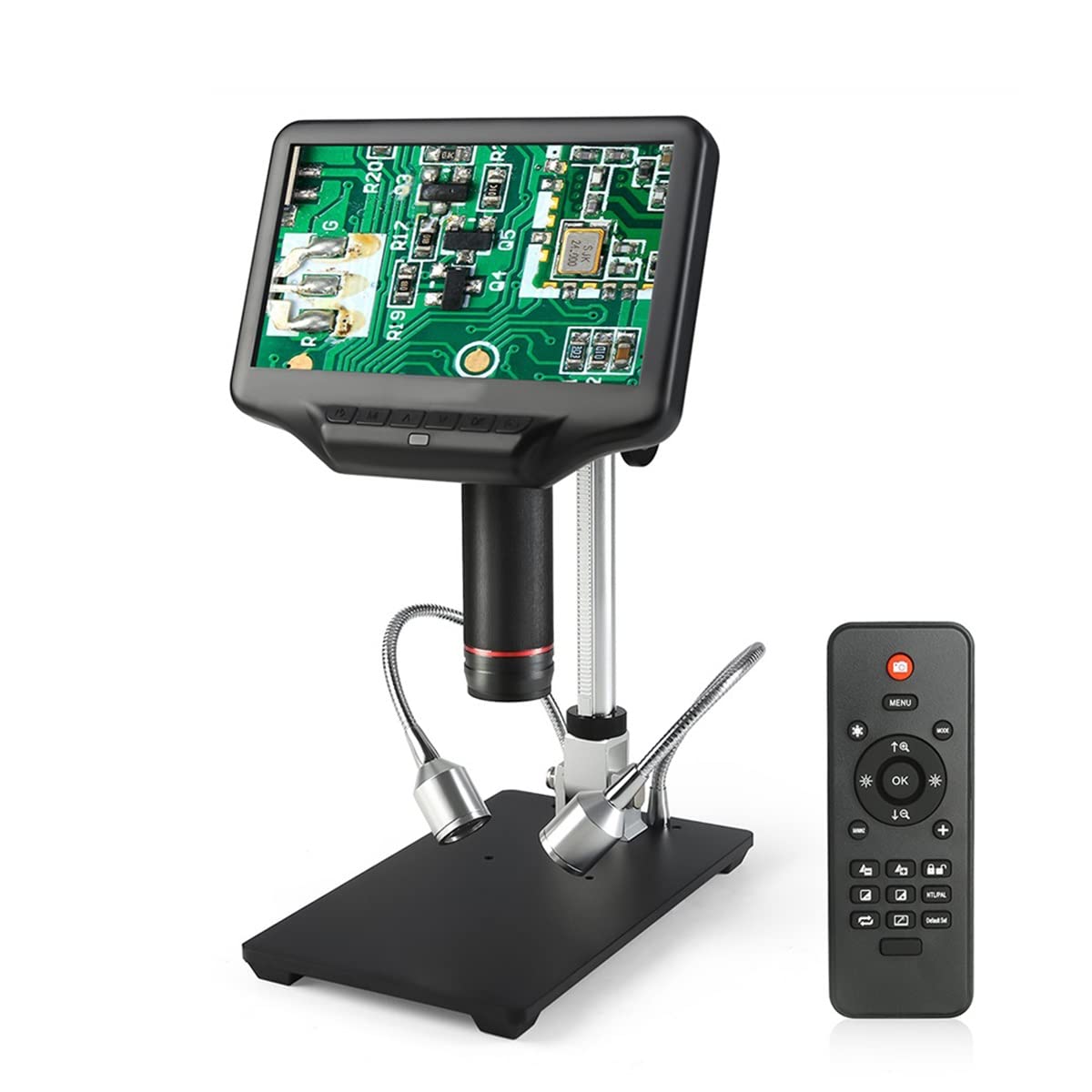 Ersatzteile für Labormikroskope USB Digitalmikroskop 5 in HD Bildschirm 1080p Video-Mikroskop