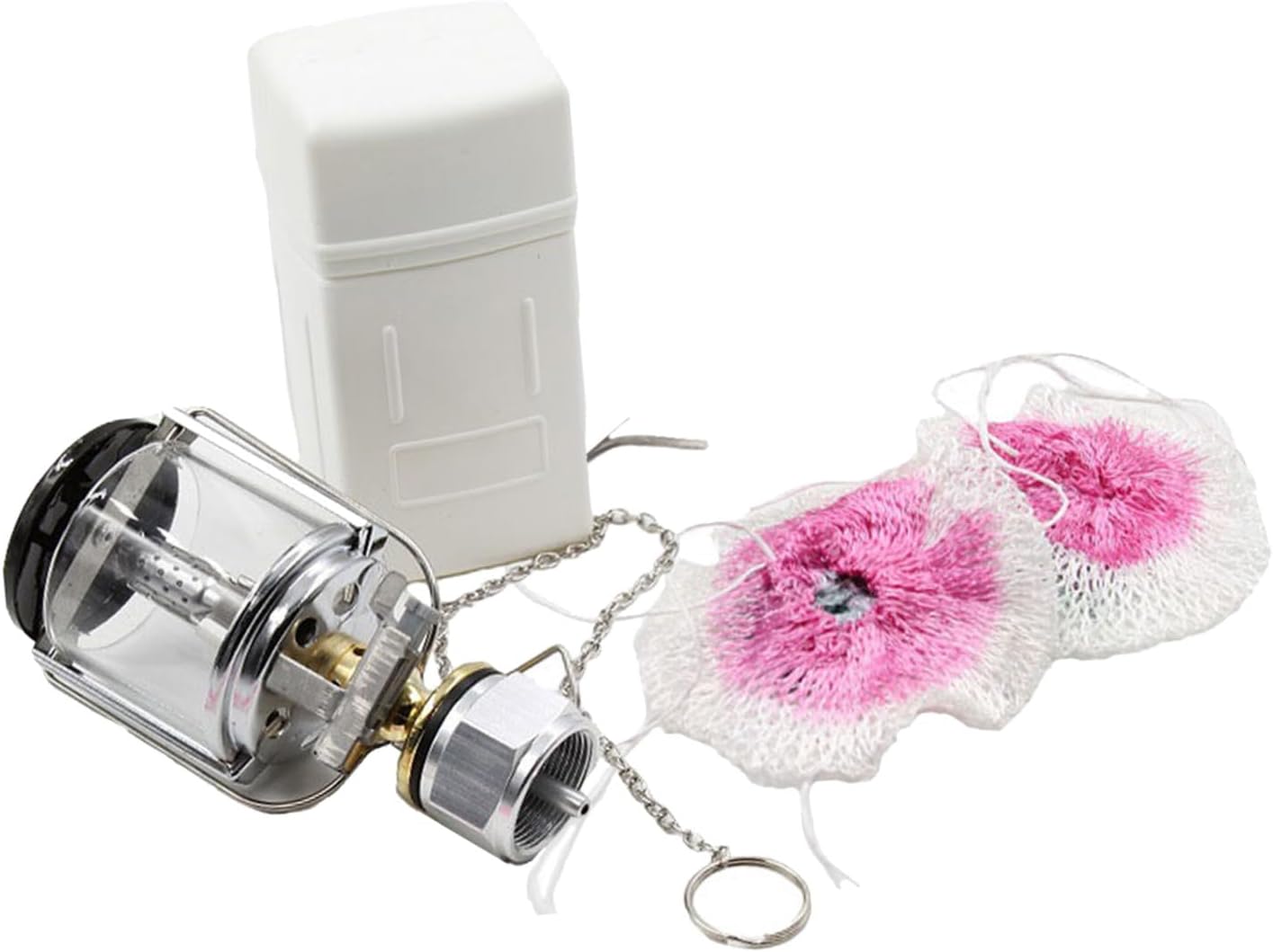PRETYZOOM Gas Powered Camping Lamp with Premium and Outdoor Propane Lantern for Emergency and Hiking Compatible with American Threaded Gas Tanks
