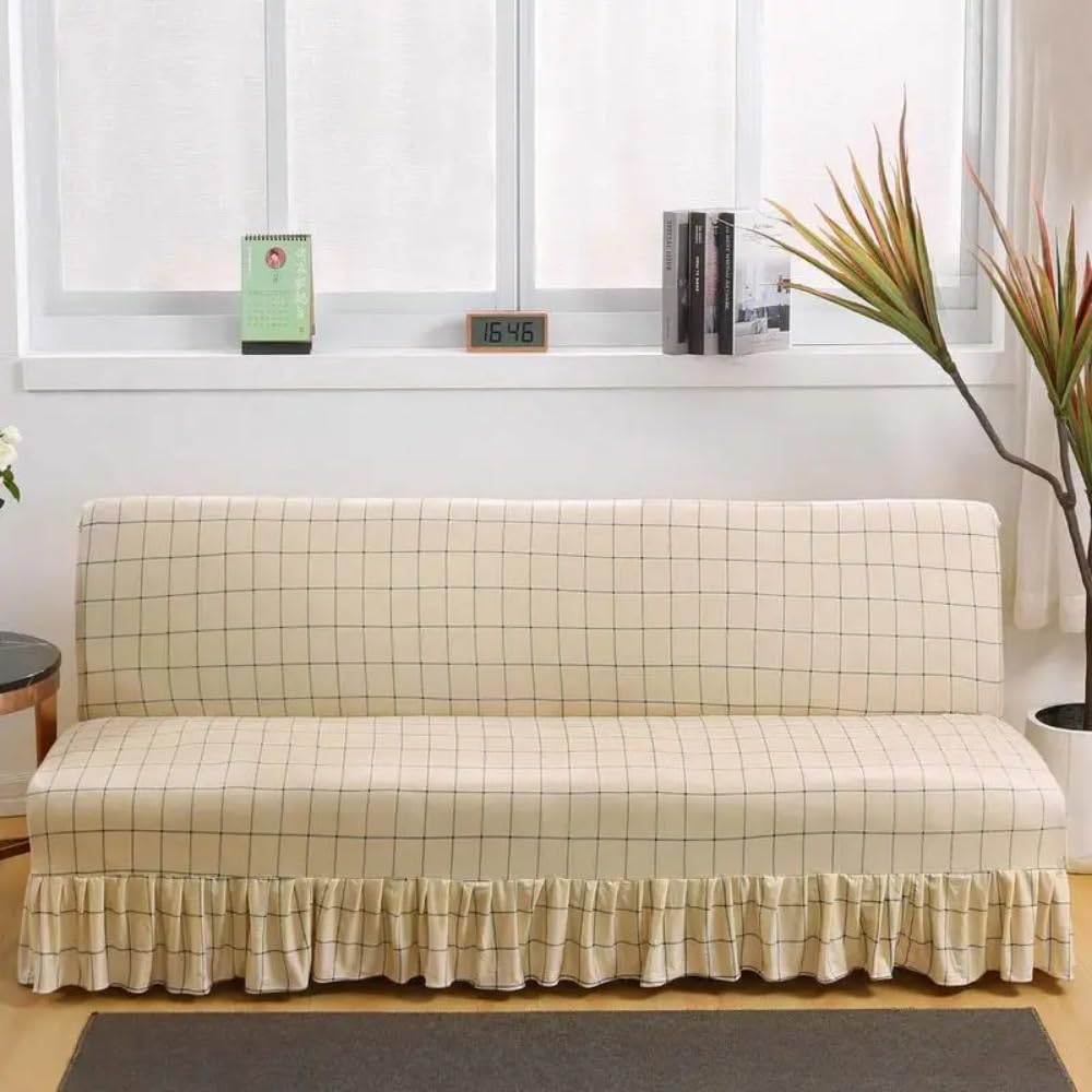 Housse clic clac pour rénover un canapé usé en tissu élastique S