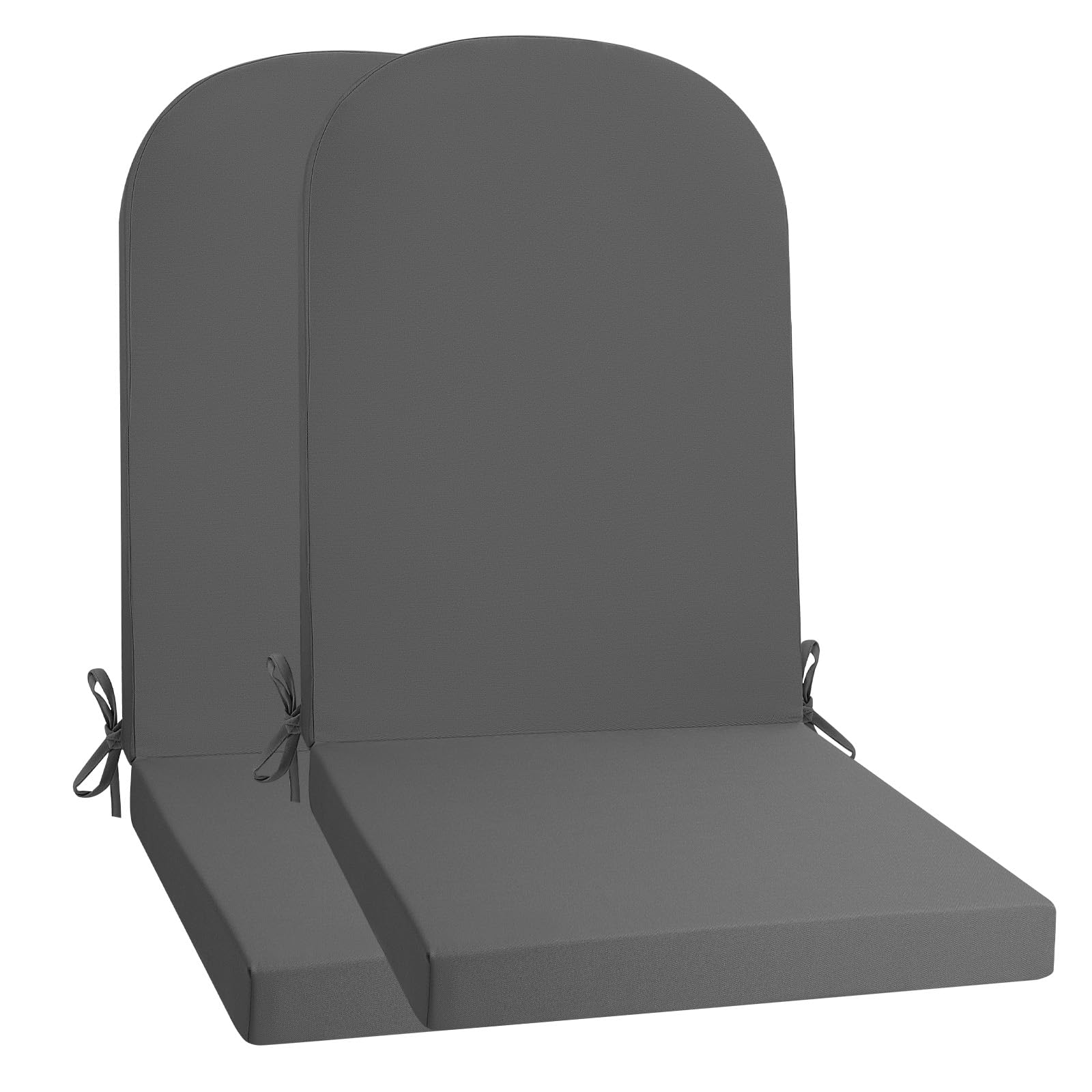 PRIMEPATIO Gartenstuhl-Auflagen Hochlehner Set – Bequeme Outdoor Sitzkissen für Gartenstühle & Klappstühle, Weiche Hochlehner Auflagen für Balkon, Terrasse & Gartenmöbel