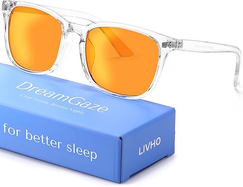 Miniatura 11 de livho Gaming Blue Light Blocking Glasses for Better Sleep, Premium Night Driving, Computer Blockers for Man & Woman B1 Negro Claro +