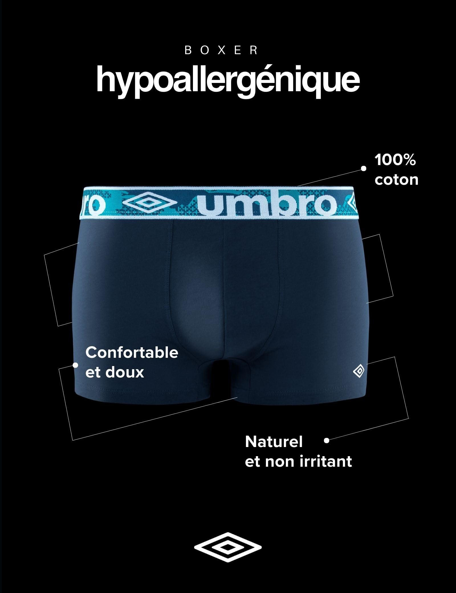 Umbro Umbro Boxer Umb/1/Bcx5/Class Caleçon Boxeur Homme (Lot de 5)