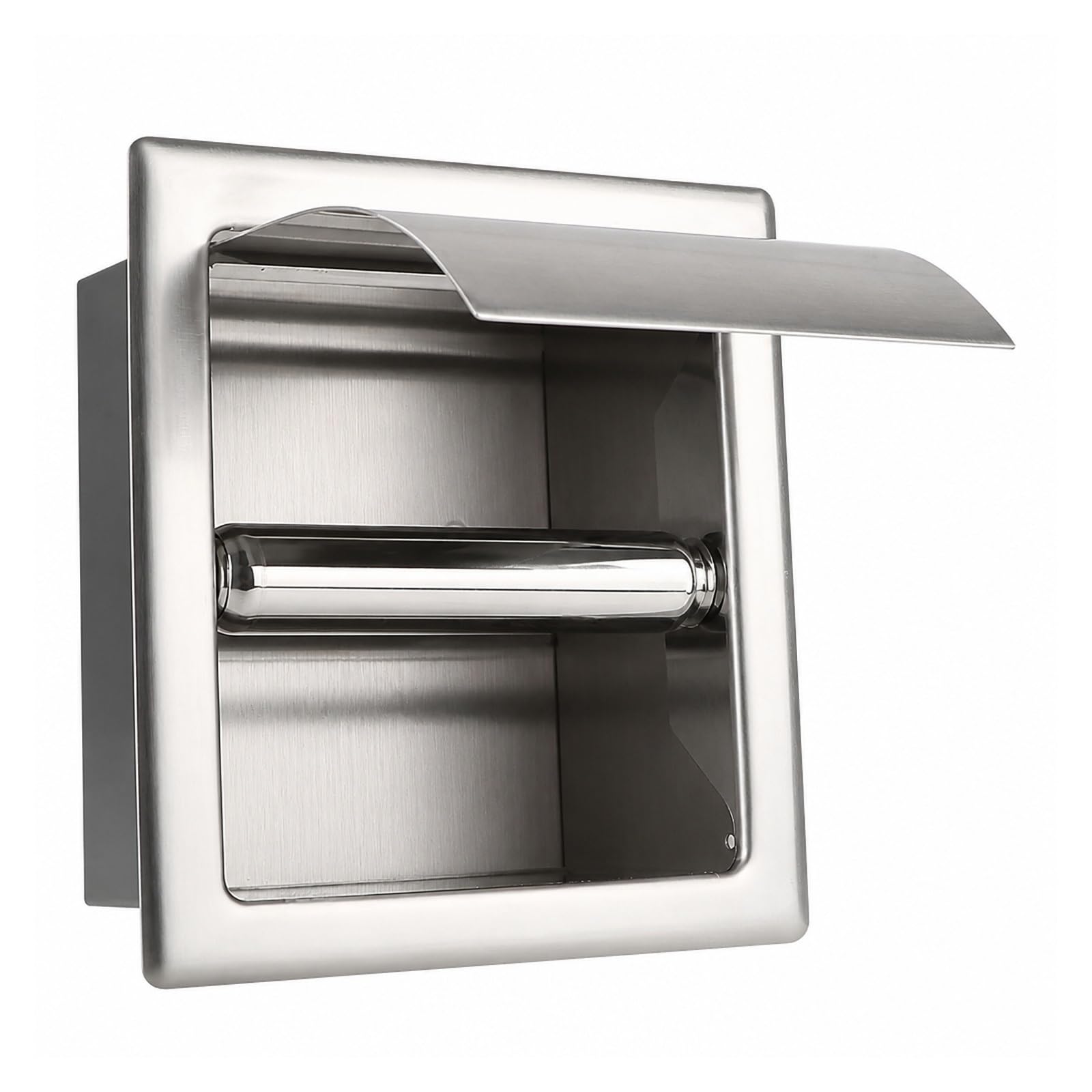 Portarotolo da parete in acciaio inox