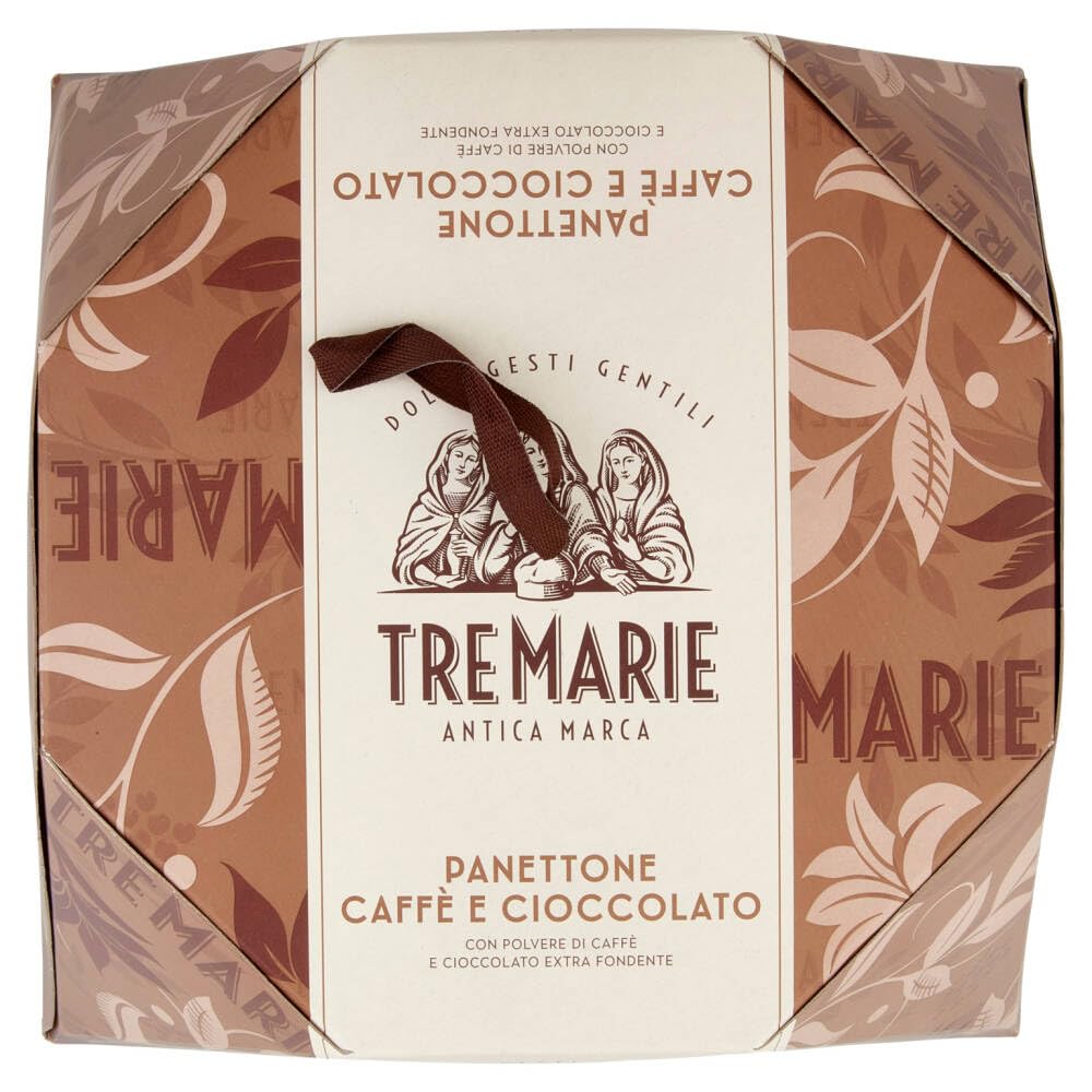 Italian Gourmet Panettone Caffè e Cioccolato natalizio Geschenkbox 4 x 930g