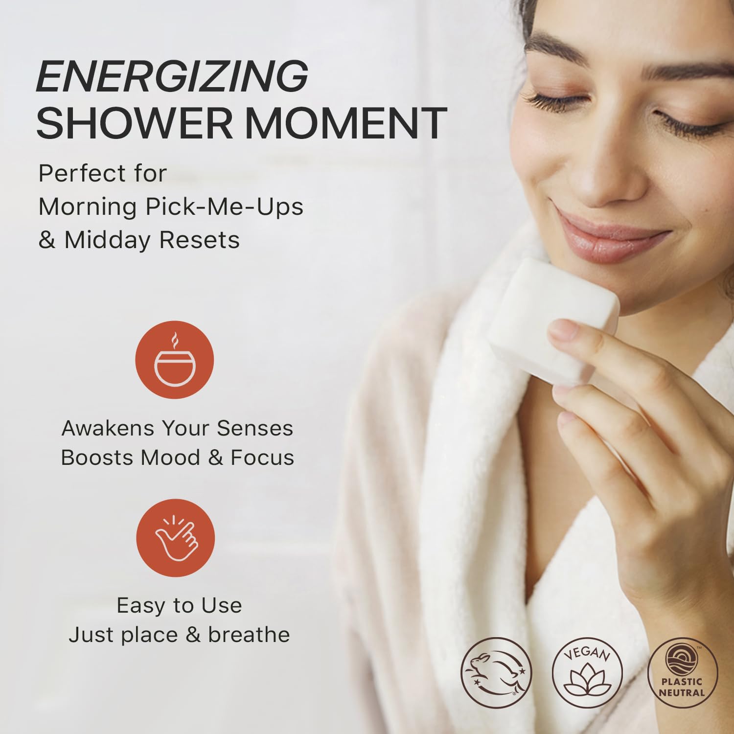 Shower Steamers Aromatherapy - USA Made with Natural Ingredients, Relaxation Gifts for Women & Men, Self Care Spa Day Essentials, Large Shower Tablets with Orange & Fir Essential Oil - Image 3