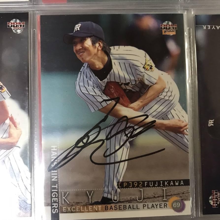 阪神タイガース☆藤川球児氏（新監督）直筆サイン入り2005年優勝記念品☆額入り 阪神タイガース #22 藤川球児監督 直筆サインボールの通販 by