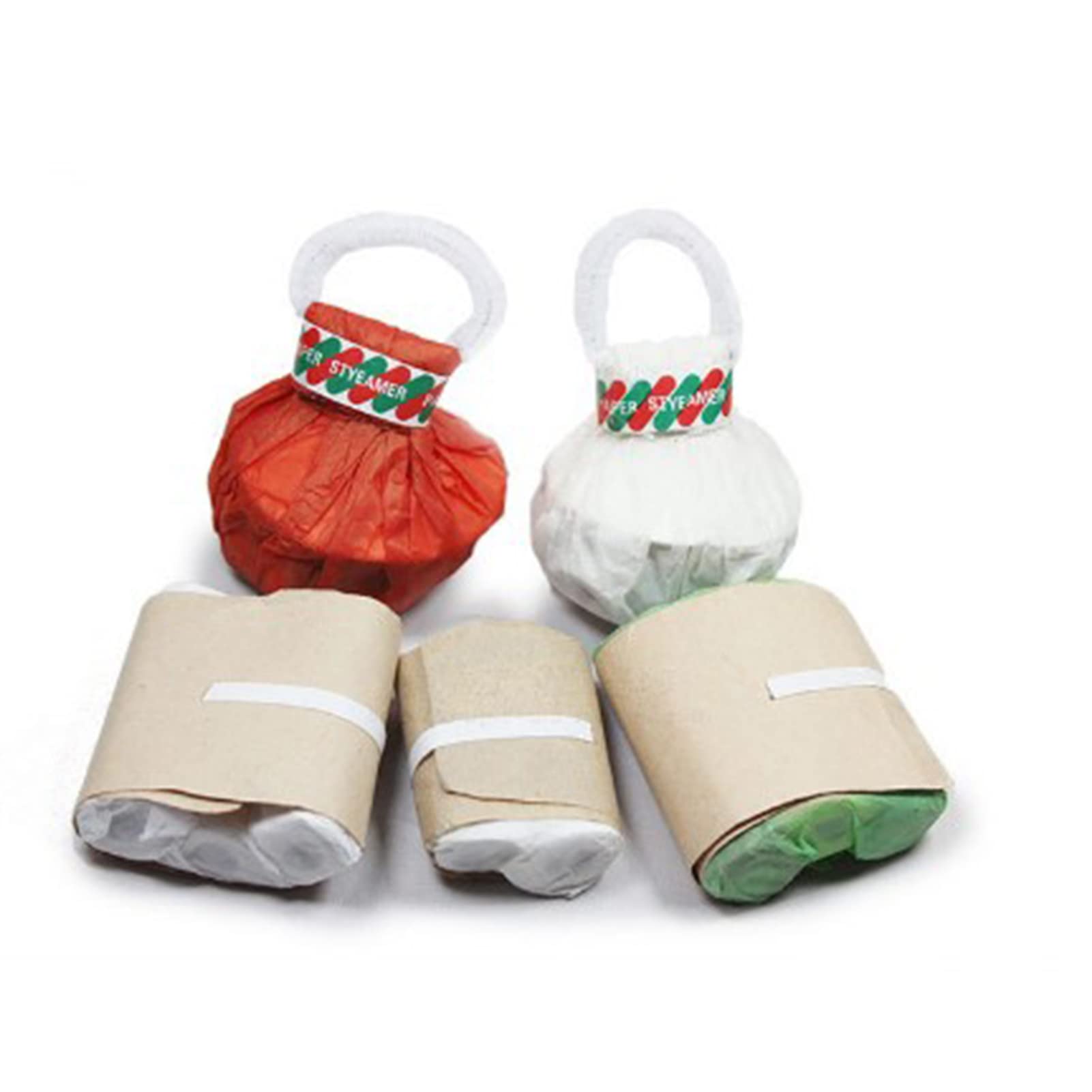 Sin Mens Stream Poppers, Portátil 30 Jarra De Confeti Lanzada a Mano Fácil De Usar Y Limpiar Tira El Cable De Arrastre De Confeti a Mano De Color Fiesta Y Graduación De La Boda (Blanco)