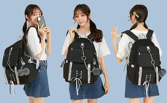 School Backpack for Girls Bookbag for Teen Girl Cute Kids Backpack Teens School Backpacks for Girls