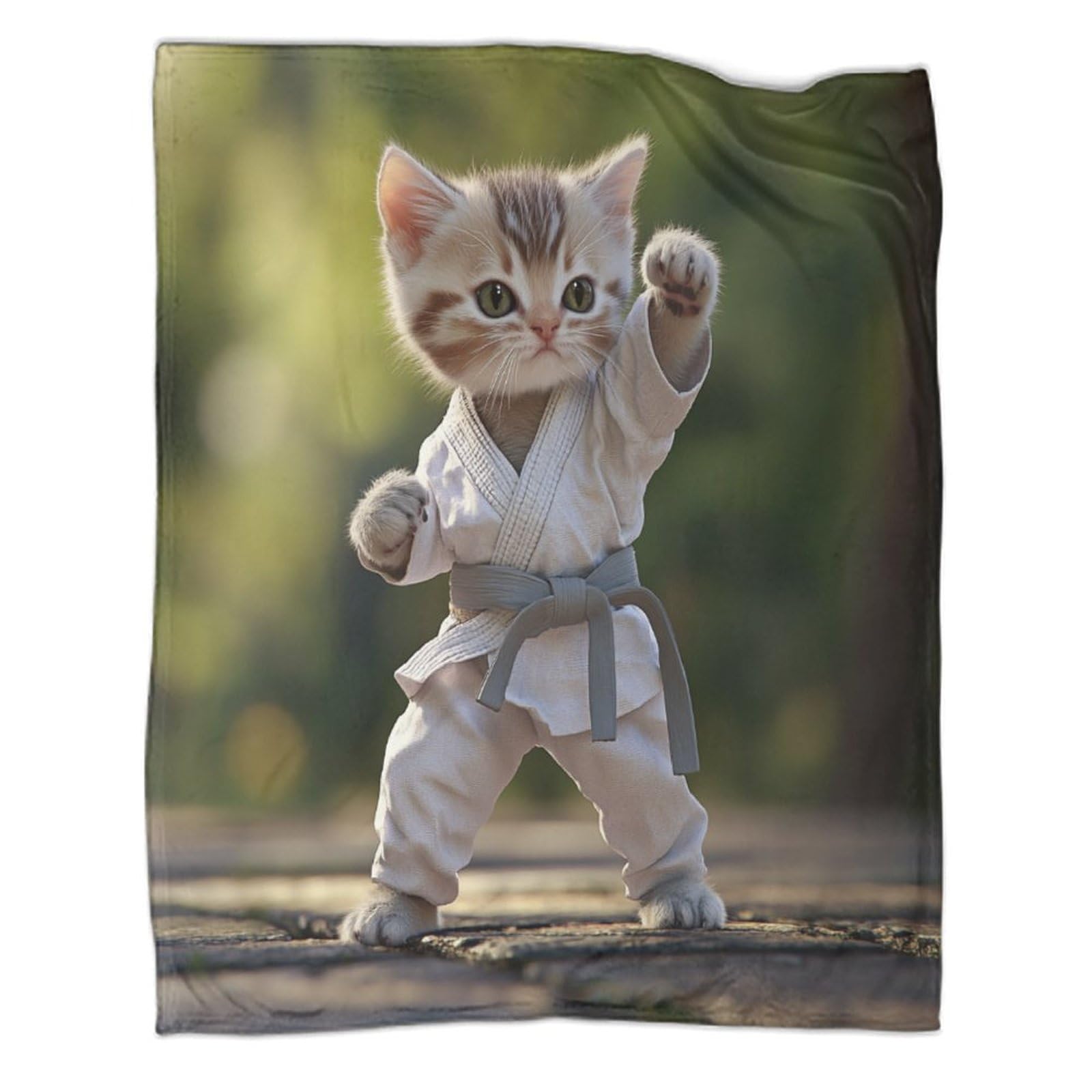 Couverture Kung Fu Chat un cocon de tendresse et de douceur pour votre intérieur