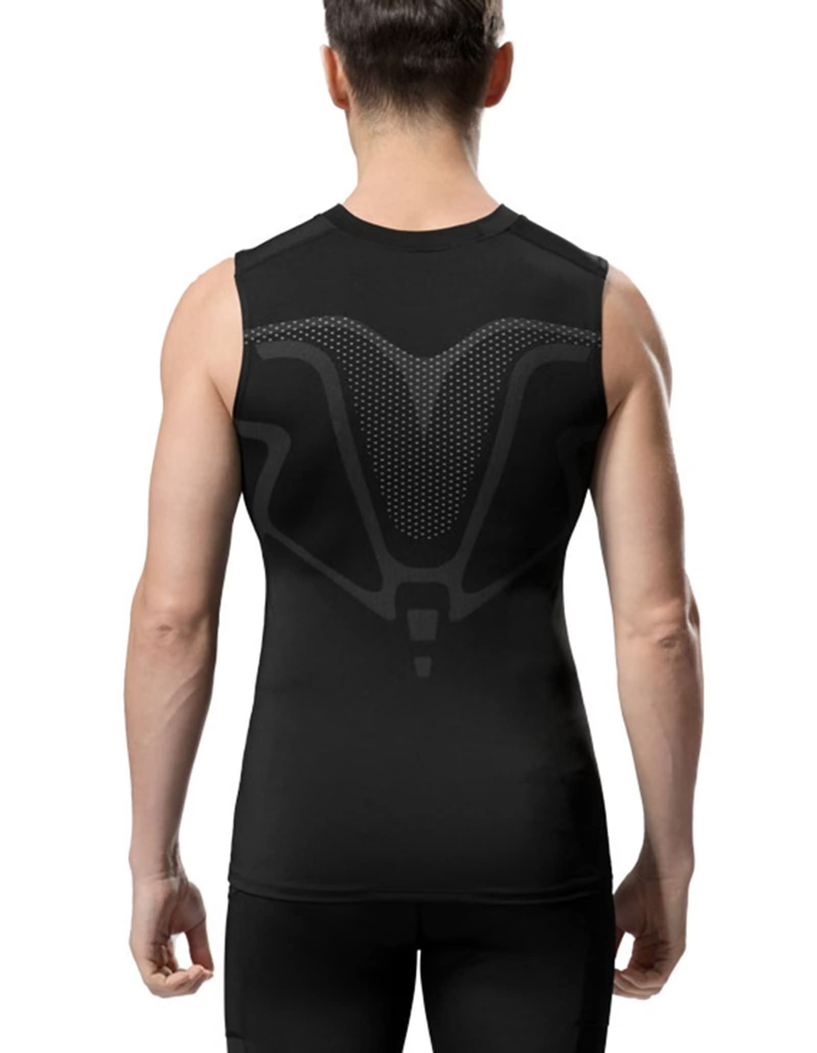 Men's 3 Pack Running Tank Tops Breathable Workout Muscle Sleeveless T-Shirts Summer Gym Fitness Vests Quick Dry Tops Training Bodybuilding Shirts
