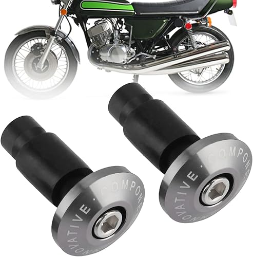 Miniatura 7 de Acouto Tapones para el extremo de la barra de la motocicleta, 0.866 in, 78 pulgadas, tapón deslizante para manillar de motocicleta, anti vibración,