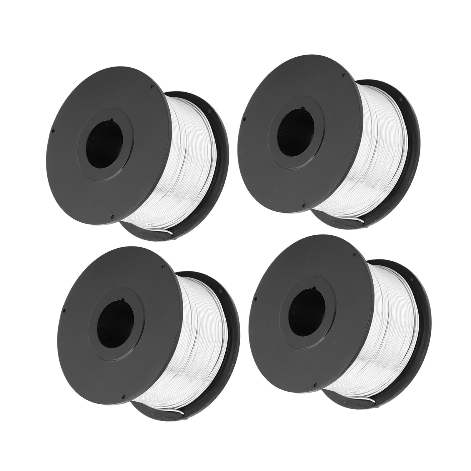 Oumefar 4 pezzi filo di acciaio 110 m 0,8 mm legatura tondo per cemento armato