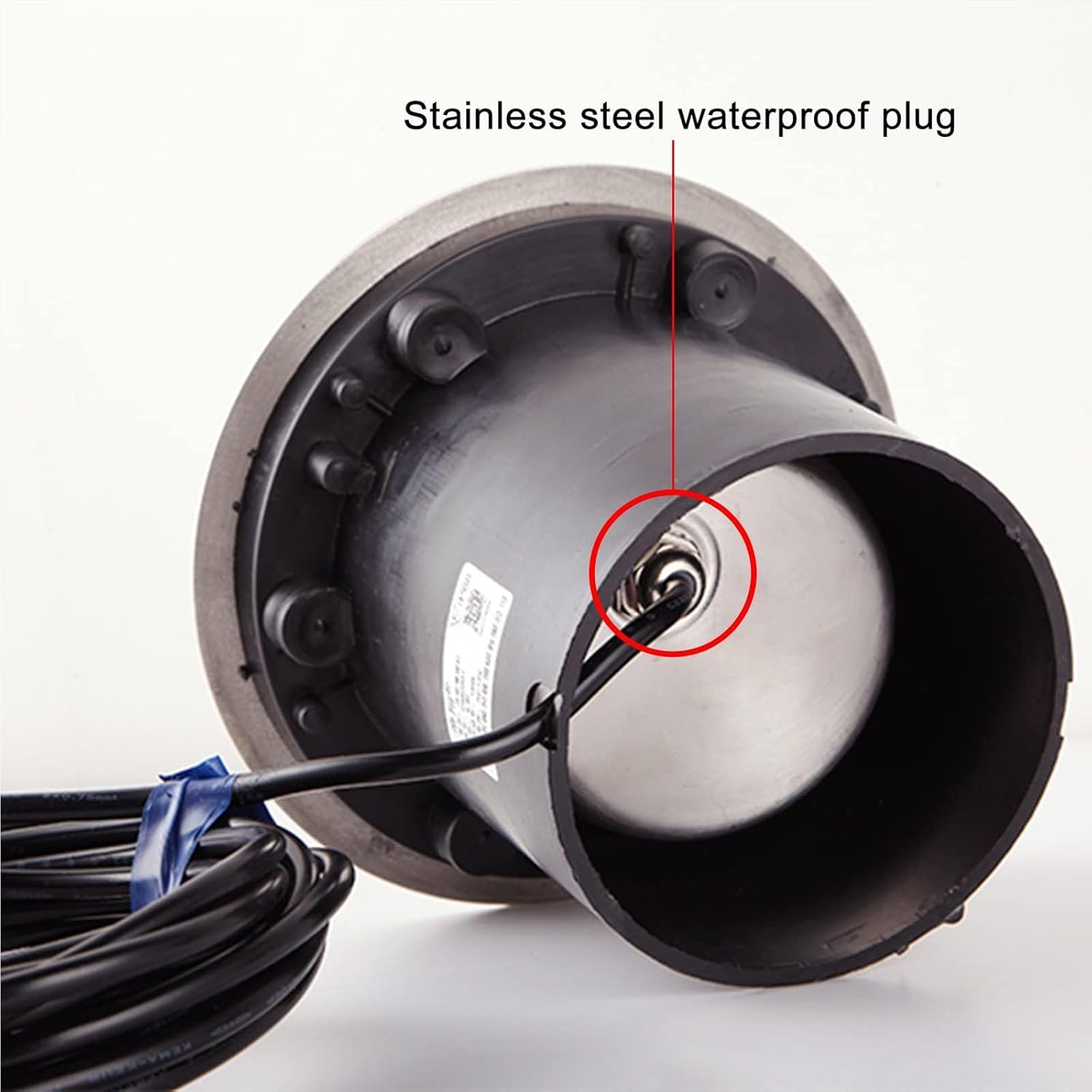 LED Underwater Pond Light - IP68 Waterproof Submersible Landscape Lighting, 24V Low Voltage Spotlight for Pools & Ponds, 24W Yellow Underwater LED Light