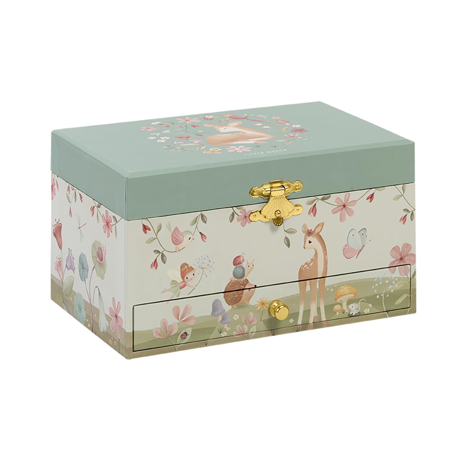 Little Dutch Fairy Garden Joyero con ciervo musical