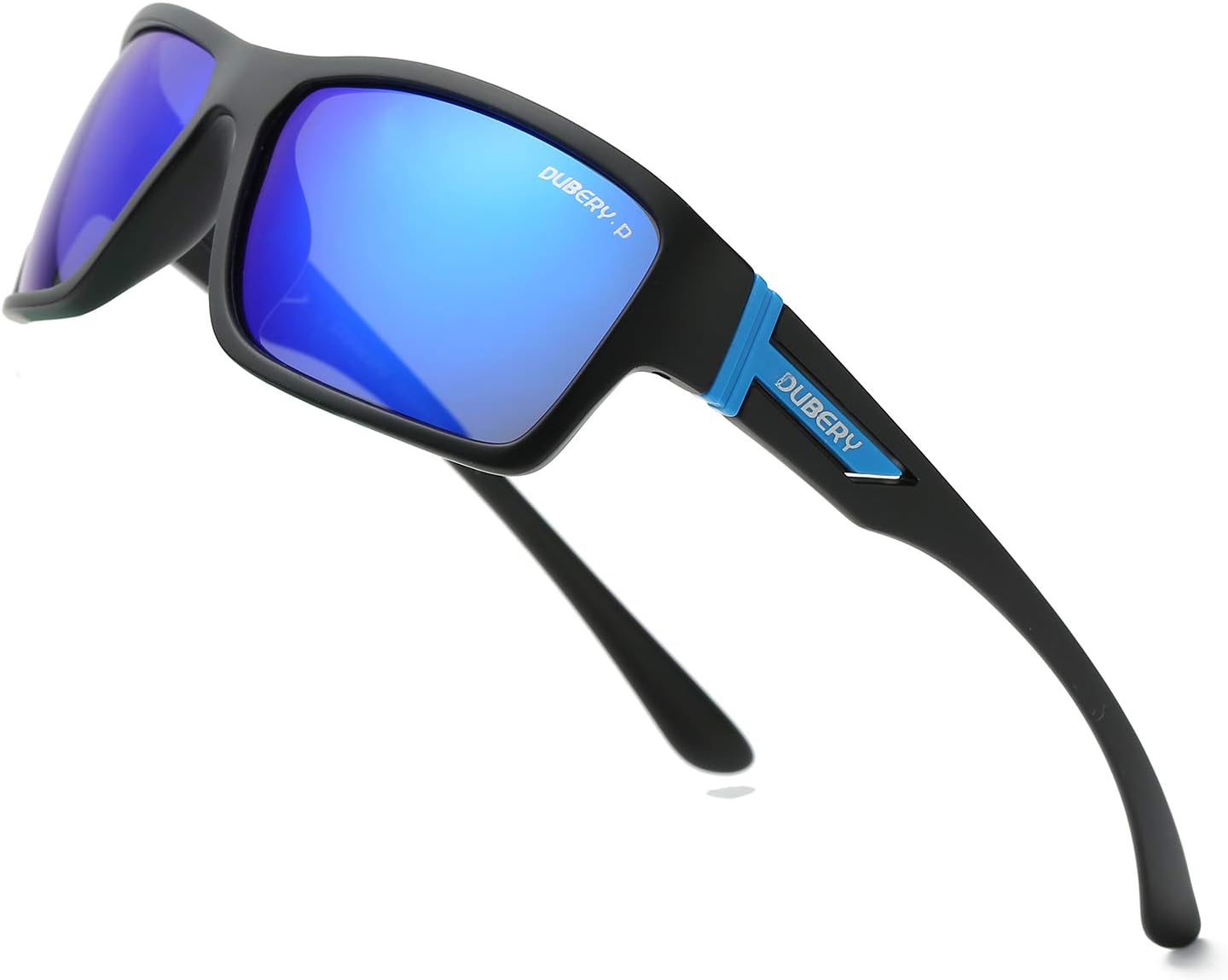 DUBERY Polarized Sports Sunglasses Driving glasses Shades for Men Unbreakable Frame for Cycling Glasses for baseball D2071