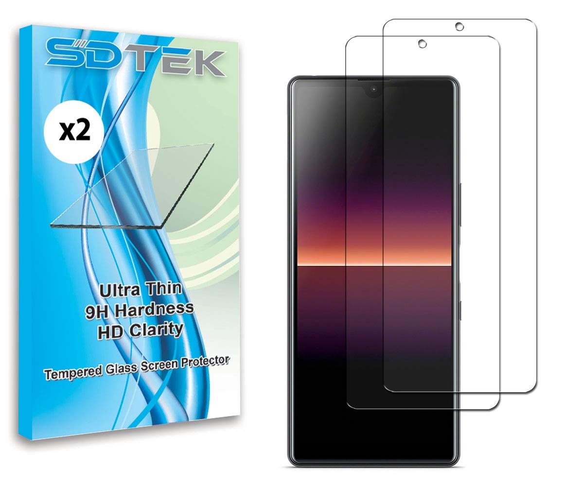 SDTEK *2 Pack Screen Protector for Sony Xperia L4 Tempered Glass Premium Screen Guard