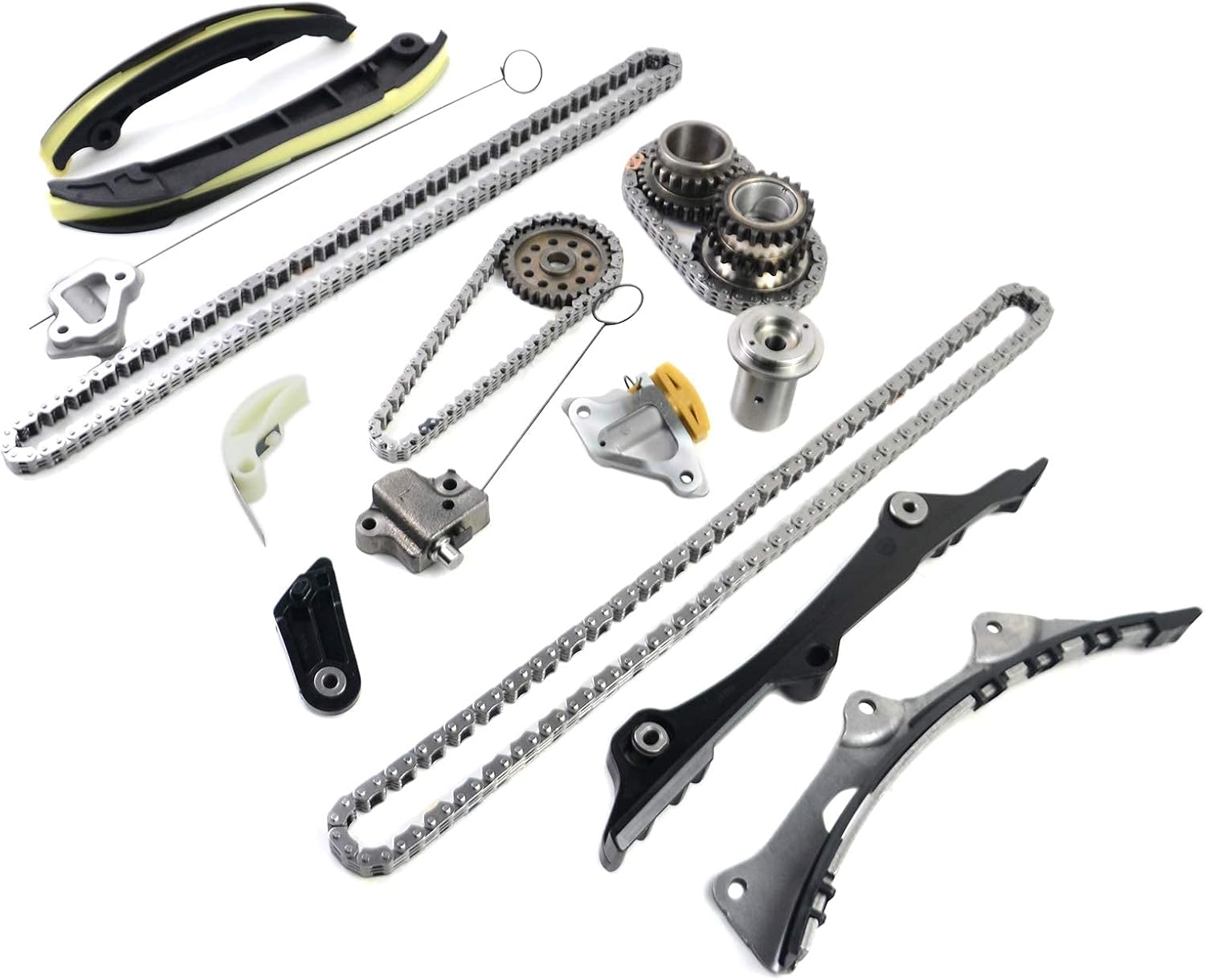 Timing Chain Kit & Oil Pump Water Pump Replacement for 2011-2015 Chrysler Dodge Jeep Ram VW Routan 3.6L Pentastar Part# 5184357AE, 6509253AA, 5184356AE, 5184359AB