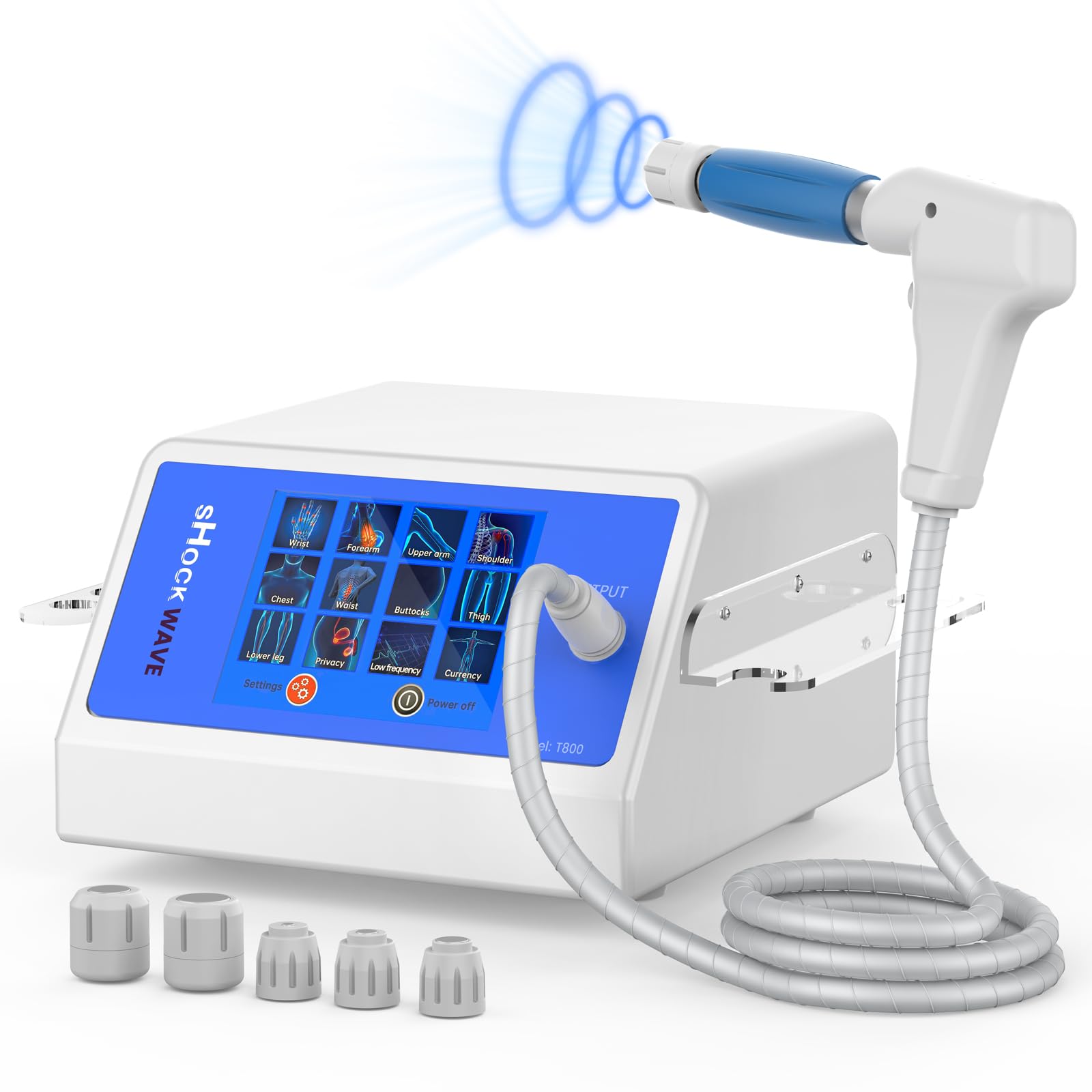 Shockwave Therapy Machine Professional ESWT,Efficient Pain Relief for Joint and Muscle,Shockwave Therapy for Back and Shoulder,Effective for Golfer's Elbow,Rotator Cuff Pain