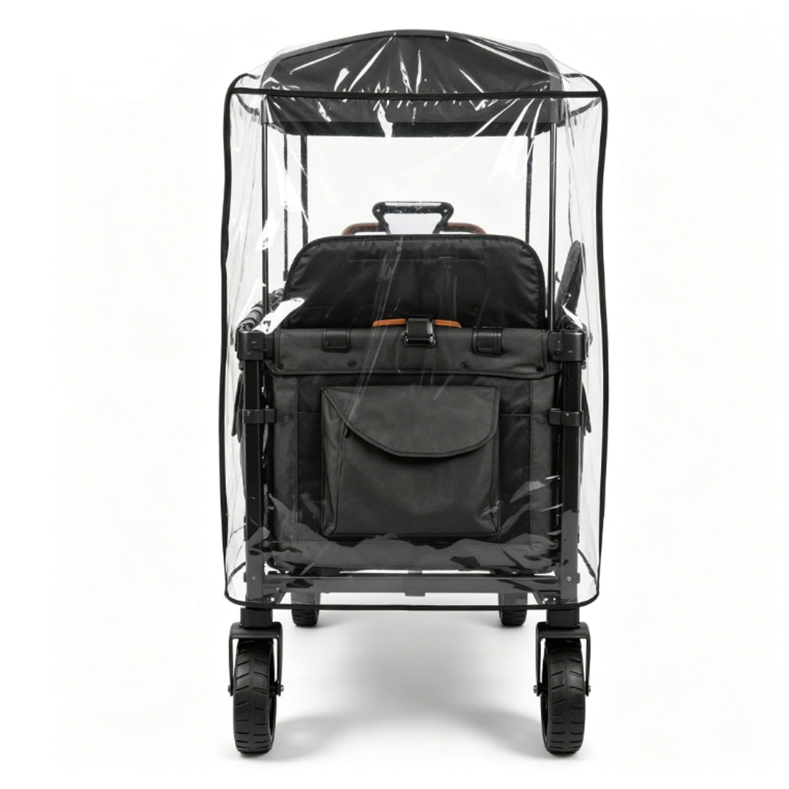 Housse de Pluie Wagon pour WonderFold W4, Imperméable et Coupe-vent de qualité Supérieure, Idéale pour une Protection contre les Temps, Conception Ventilée (125 * 55 * 110cm)