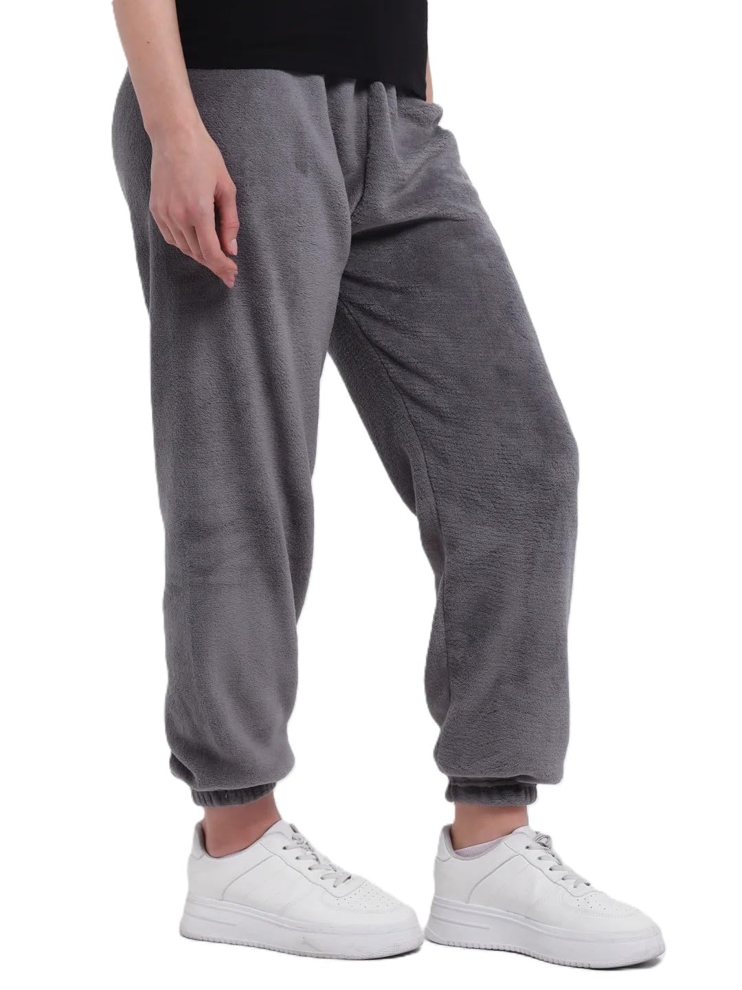 cigain Women's and Men's Winter Fashion Pyjama Plush Fluffy Pajama Pants Warm Fleece Lounge Pants Sleepwear Bottoms (Pack of 1)-picture-24