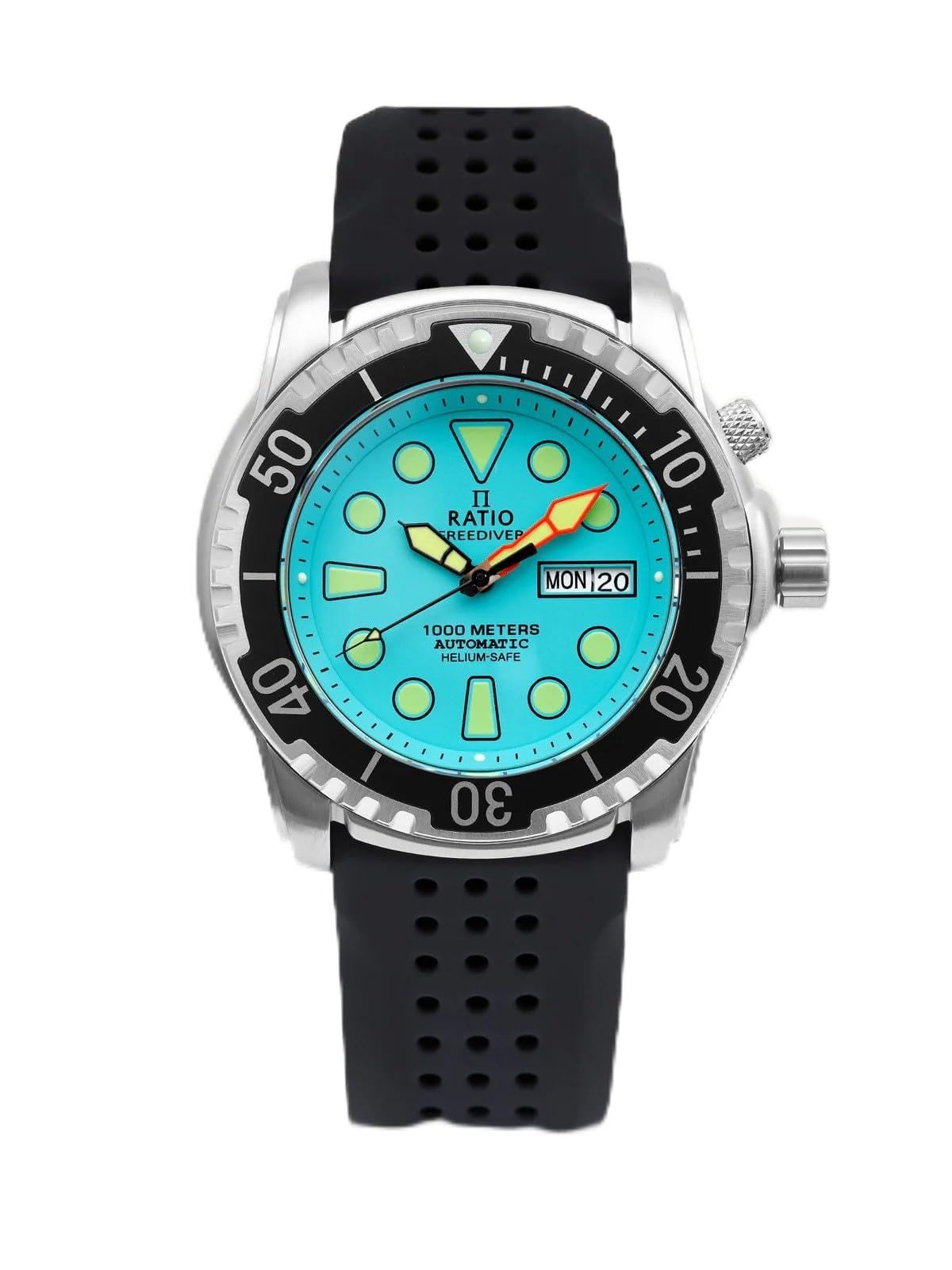 ratio FreeDiver – Professional Helium-Safe Automatic Dive Watch with Sapphire Crystal, 1000M Water Resistance-picture-18