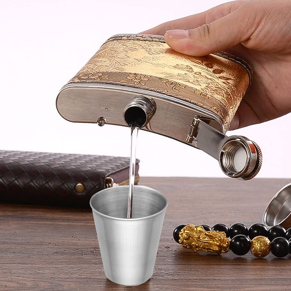 16 Bicchierini Da Shot In Acciaio Inox - 30ml, Impilabili, Per Liquori E Salse, Multiuso - Foto 4