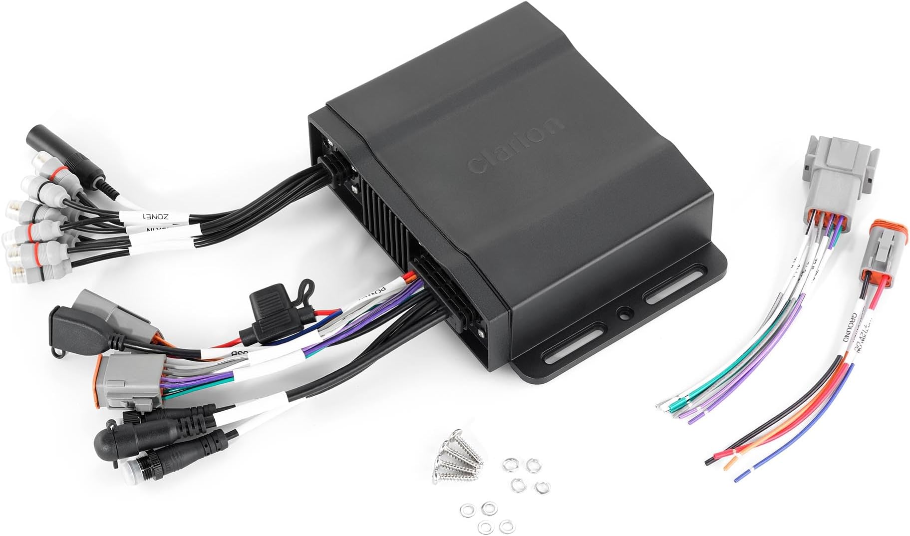 CMM-30BB Hideaway Marine Source Unit for use with NMEA 2000® MFD or CMR Remote, 8-Channel RCA Output