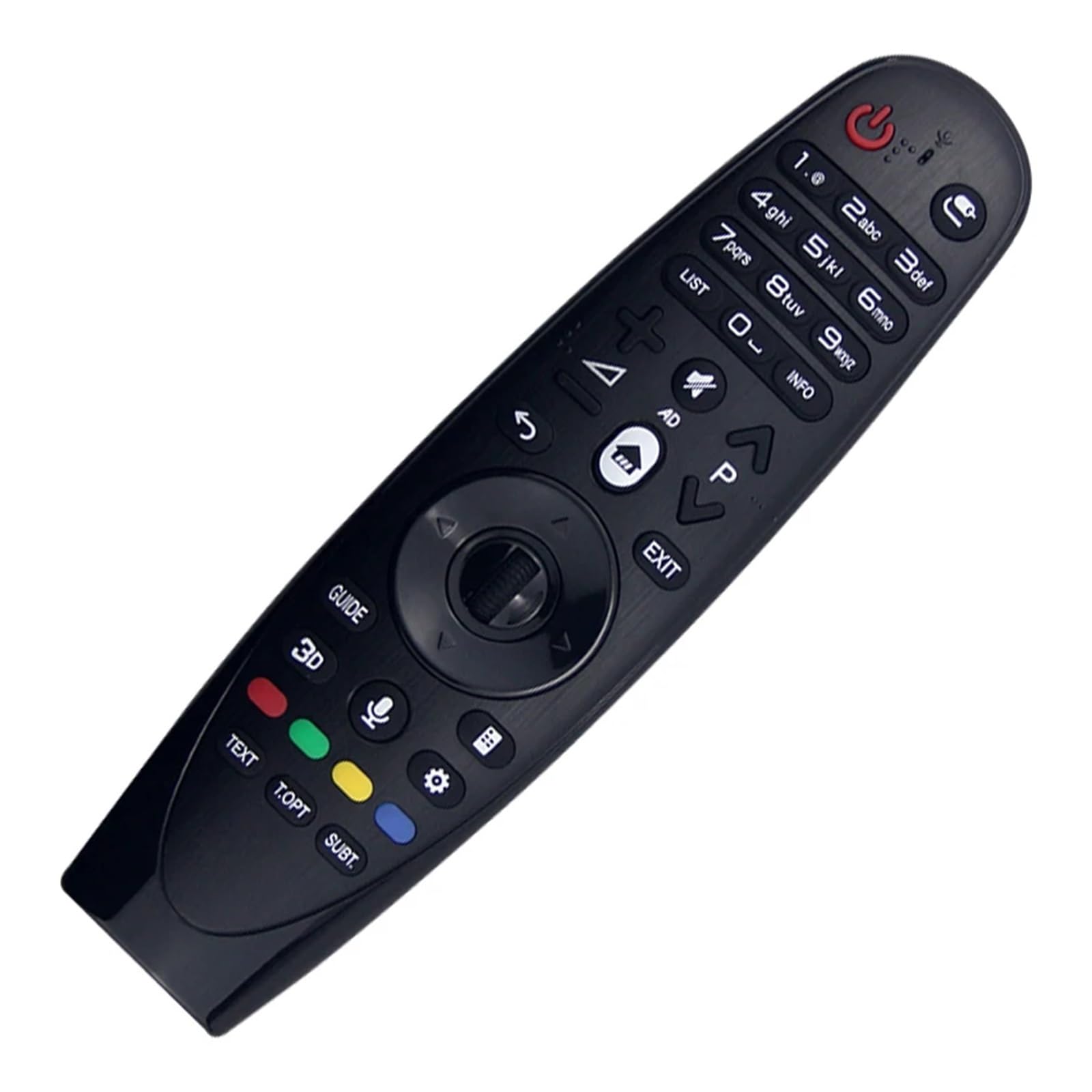 Mando a Distancia para TV, Control Remoto por Voz ANMR600 Universal UF9500 EG9200CA Controlador de función TV Negro
